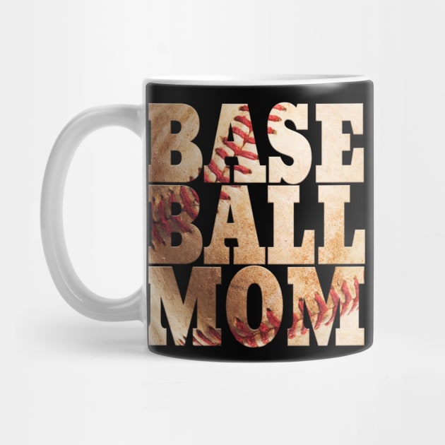 Baseball Mom baseball laces design by TeeCreations